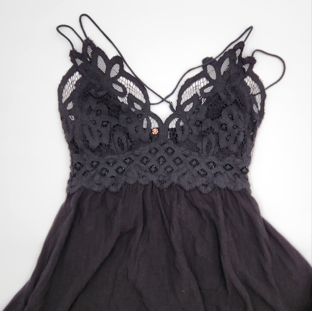 Free People Black Adella Dress - Picture 7 of 8